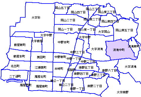 清滝中町地図