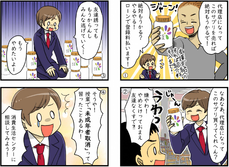 四コマ漫画