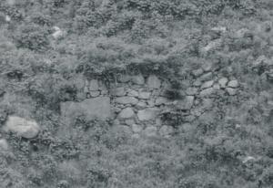 昭和40年代撮影の飯盛城石垣の姿