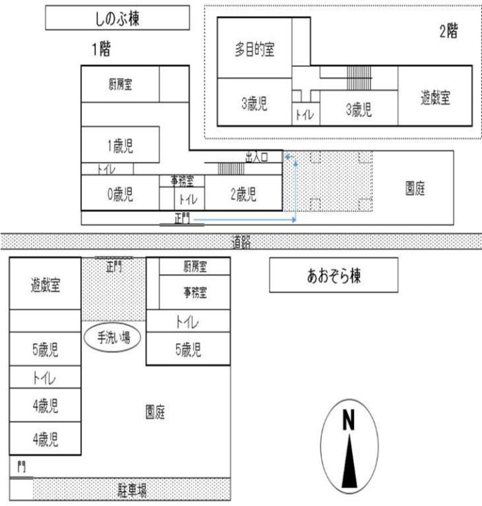 園舎案内図の画像