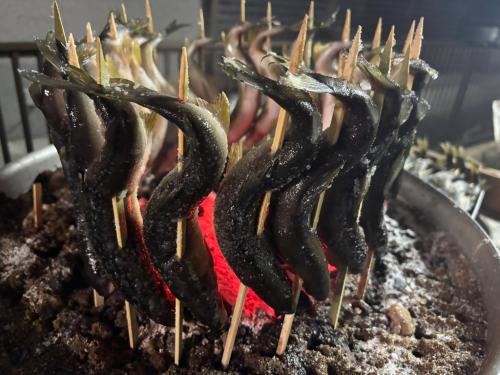 これは、ナカスタの鮎の塩焼きです。