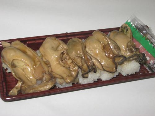 これは、紀北町の牡蠣寿司です。