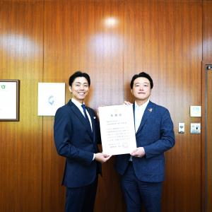 ふるさと納税寄付者への感謝状贈呈②