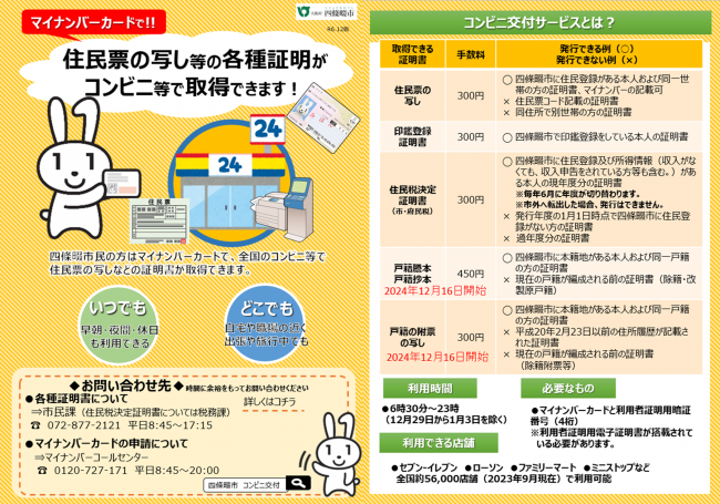 コンビニ交付サービス