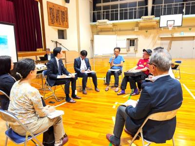 四條畷中学校　地域と市長の対話会