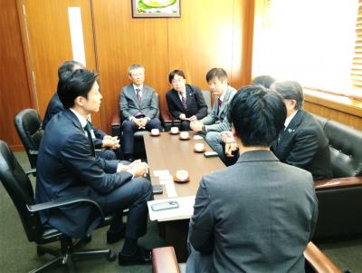 愛知県知多郡５町長様　視察受入れ