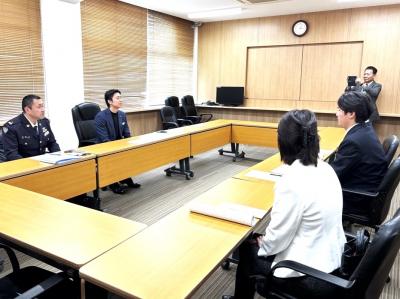 R8自衛隊入隊・入校 表敬訪問