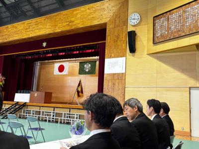 四條畷西中学校　卒業式