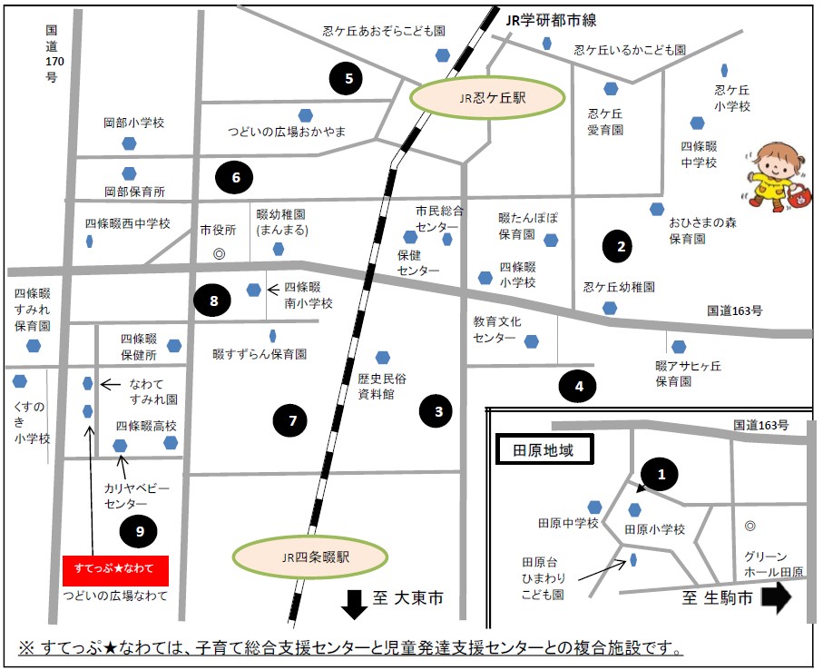 2026年度サロン・サークルの位置図です