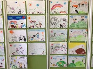 未来のアウトドアフィールド絵画