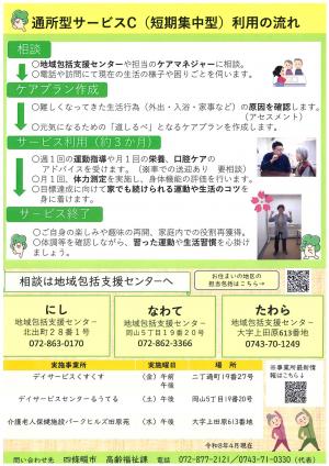 通所型サービスC（短期集中型）チラシ裏