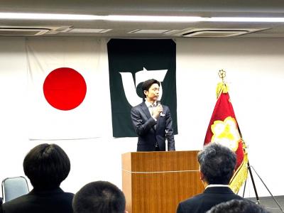令和8年度消防団入団式