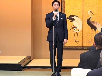 消防団幹部新旧交代に係る歓送迎会