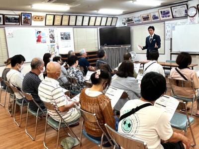 地域と市長の懇談（江瀬美）