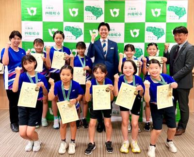 田原スマッシュ　表敬訪問