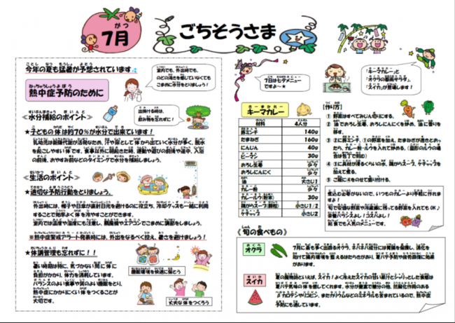 ごちそうさま7月