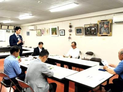 地域と市長の懇談　岡山