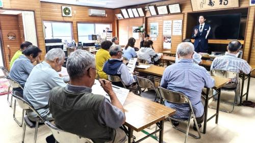 地域と市長の懇談　滝木間