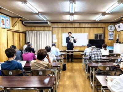 地域と市長の懇談（塚米）