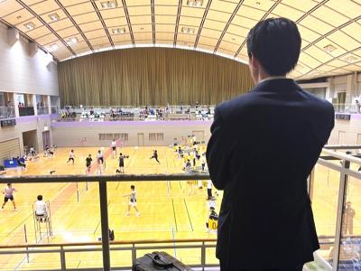 第65回全日本教職員バドミントン選手権大会視察