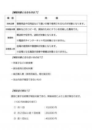 地域介護予防活動支援事業補助金チラシ 2
