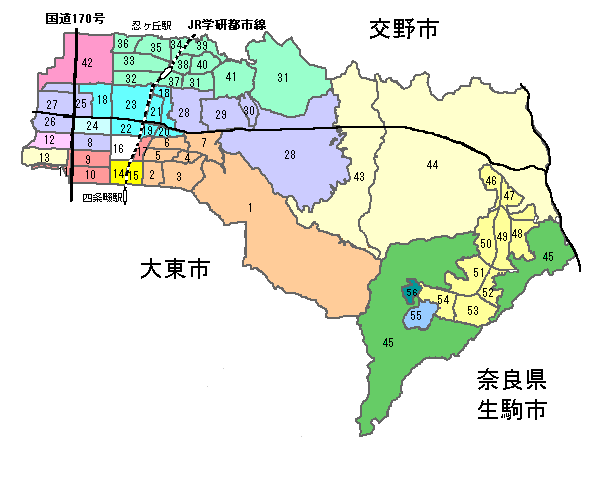 町名別地図