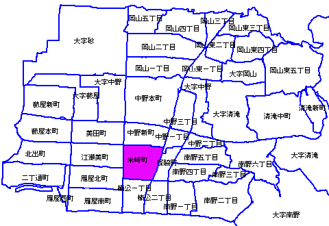 米崎町地図の画像