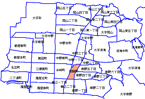 塚脇町地図の画像