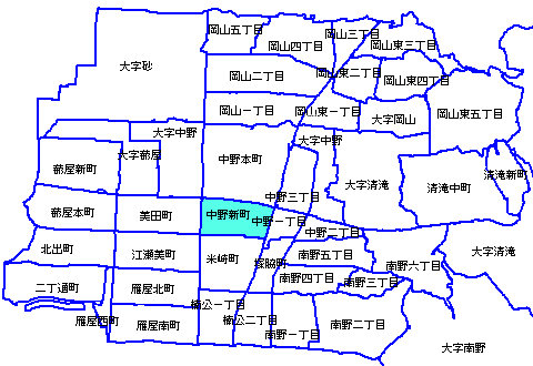 中野新町地図