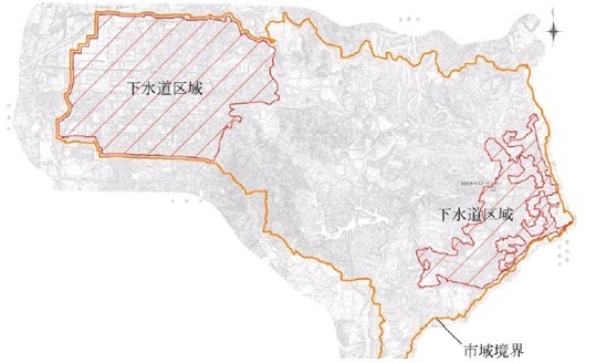 排水処理区域図