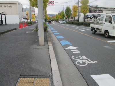 自転車レーンの整備についての画像2