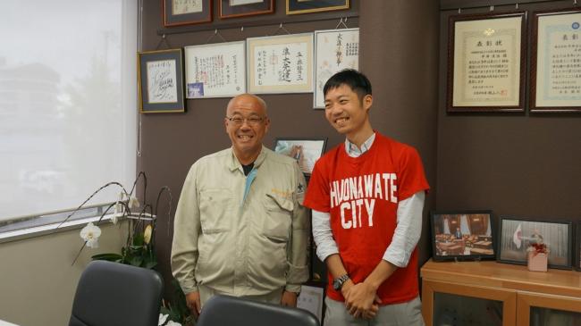 平井社長と西垣内渉