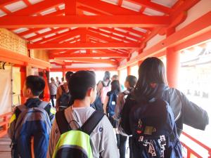厳島神社の見学