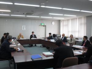 いじめ問題会議のようす